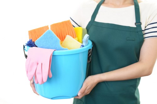 Carpetcleaning Merton team preparing safe carpet cleaning equipment