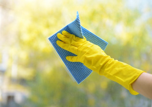 Move-out cleaning process in a South West London property
