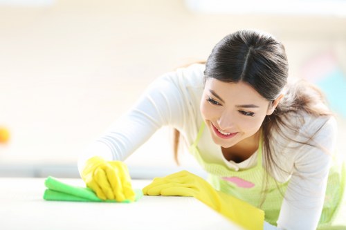Professional cleaning of bin store and common area in Merton