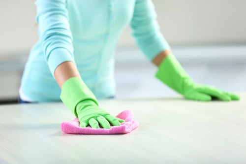 Local floor cleaning equipment used for hard floor maintenance in Merton